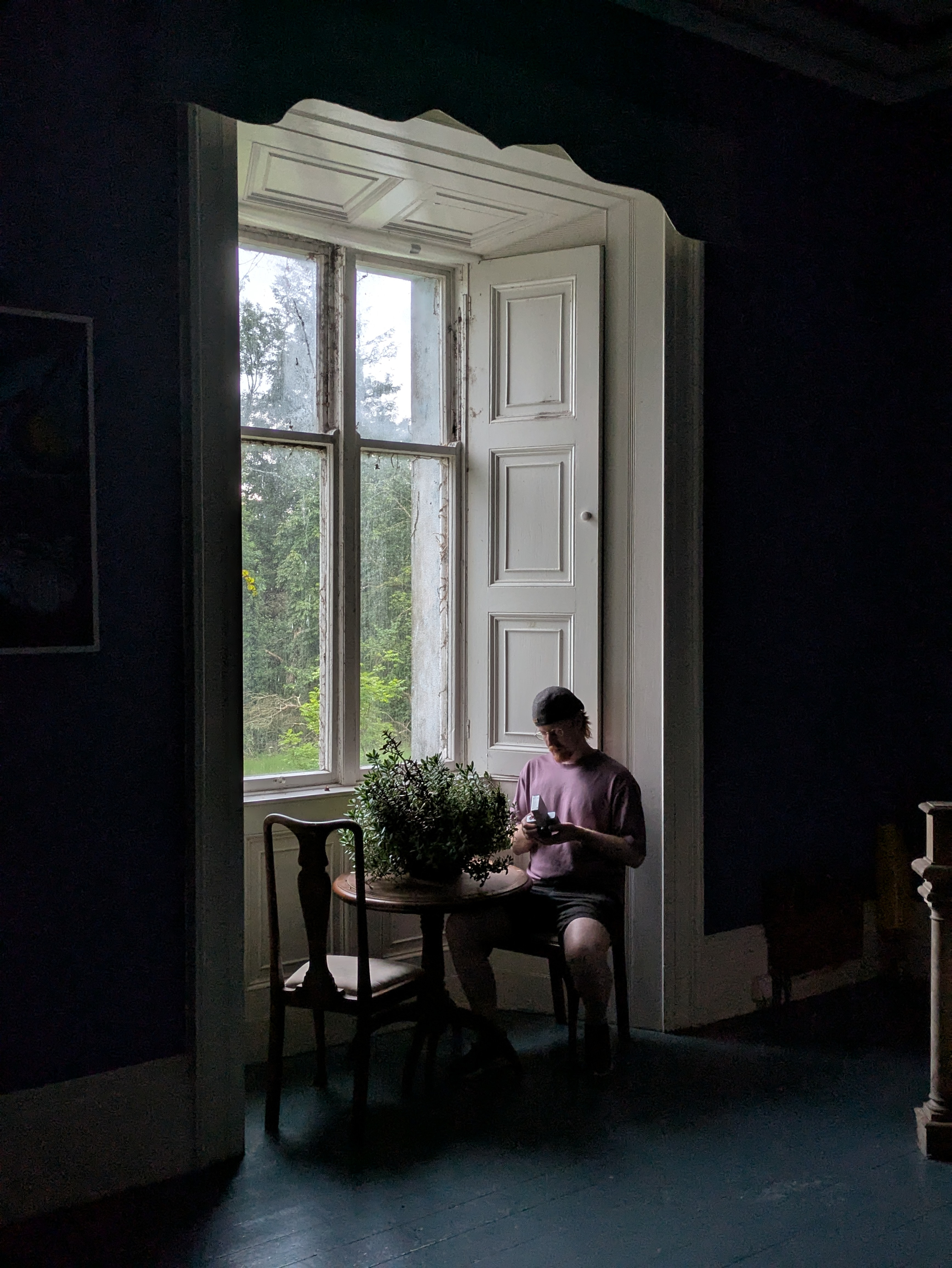 In the window